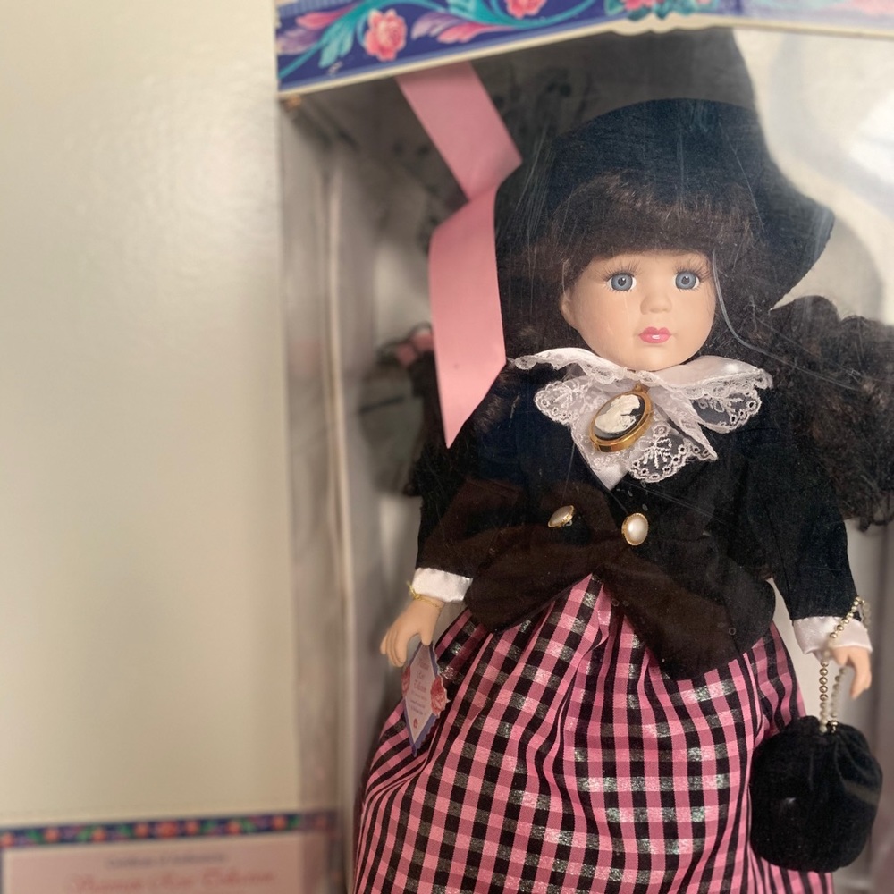 Victoria Rose Collection Genuin Porcelain Doll